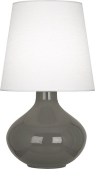 June One Light Table Lamp in Ash Glazed Ceramic (165|CR993)