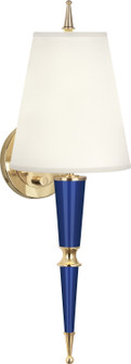 Jonathan Adler Versailles One Light Wall Sconce in Navy Lacquered Paint w/Modern Brass (165|C903X)