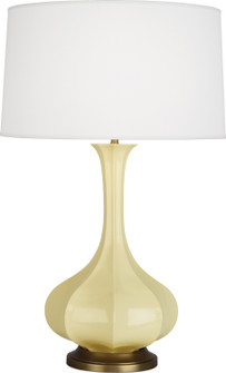 Pike One Light Table Lamp in Butter Glazed Ceramic (165|BT994)