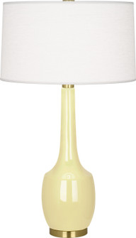 Delilah One Light Table Lamp in Butter Glazed Ceramic (165|BT701)