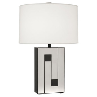 Blox One Light Table Lamp in Black Enamel w/ Polished Nickel (165|BK579)