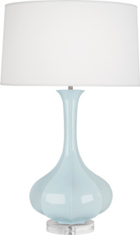 Pike One Light Table Lamp in Baby Blue Glazed Ceramic (165|BB996)