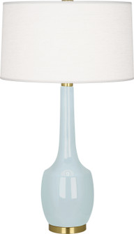 Delilah One Light Table Lamp in Baby Blue Glazed Ceramic (165|BB701)