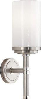 Halo One Light Wall Sconce in Brushed Nickel w/Polished Nickel (165|B1324)