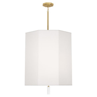 Kate Six Light Pendant in Modern Brass w/ Clear Crystal (165|AW202)