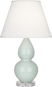 Small Double Gourd One Light Accent Lamp in Celadon Glazed Ceramic w/Lucite Base (165|A788X)