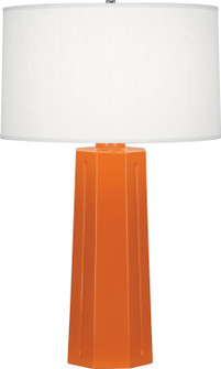 Mason One Light Table Lamp in Pumpkin Glazed Ceramic (165|963)