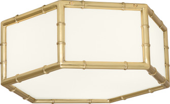 Jonathan Adler Meurice Three Light Flushmount in Modern Brass (165|763)