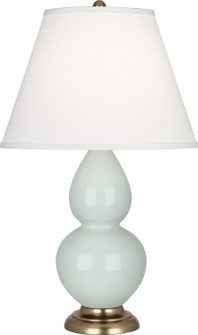 Double Gourd One Light Table Lamp in Celadon Glazed Ceramic w/Antique Brass (165|1789X)