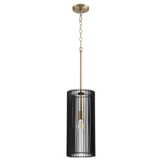 Finura One Light Pendant in Aged Brass (19|818-1-80)