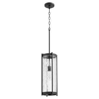 Chisseled Pendants One Light Pendant in Textured Black w/ Clear Chisseled Glass (19|810-69)