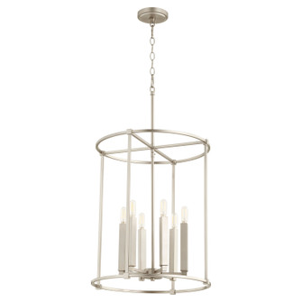 Olympus Six Light Entry Pendant in Satin Nickel (19|686-6-65)