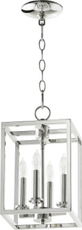 Cuboid Entries Four Light Entry Pendant in Polished Nickel (19|6731-4-162)
