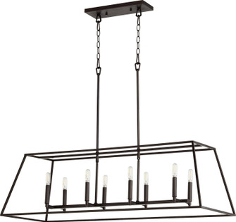 Gabriel Eight Light Entry Pendant in Oiled Bronze (19|654-8-86)