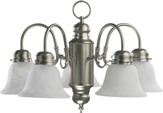 6429 Nooks Five Light Chandelier in Satin Nickel (19|6429-5-65)