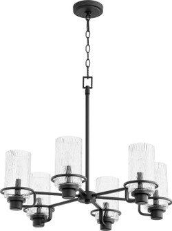 Lazo Six Light Chandelier in Textured Black (19|627-6-69)