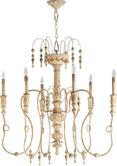 Salento Six Light Chandelier in Persian White (19|6206-6-70)