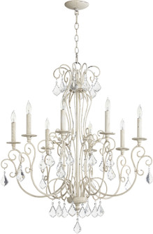 Ariel Eight Light Chandelier in Persian White (19|6205-8-70)