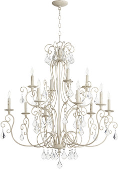 Ariel 12 Light Chandelier in Persian White (19|6205-12-70)