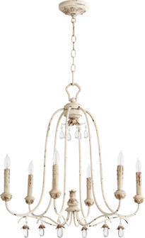 Venice Six Light Chandelier in Persian White (19|6144-6-70)