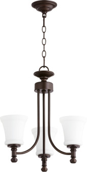 Rossington Three Light Chandelier in Oiled Bronze (19|6122-3-86)