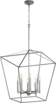 Gabriel Eight Light Entry Pendant in Classic Nickel (19|604-8-64)