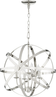 Celeste Four Light Chandelier in Polished Nickel (19|6009-4-62)