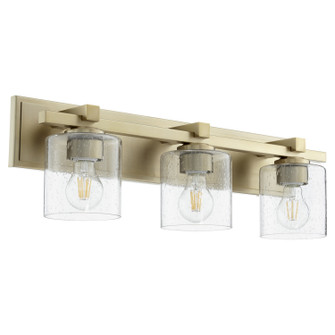 5369 Vanities Three Light Vanity in Aged Brass w/ Clear/Seeded (19|5369-3-280)