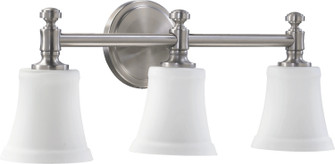 Rossington Three Light Vanity in Satin Nickel (19|5122-3-65)