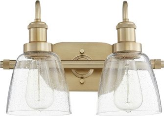 508 Vanities Two Light Vanity in Aged Brass (19|508-2-80)