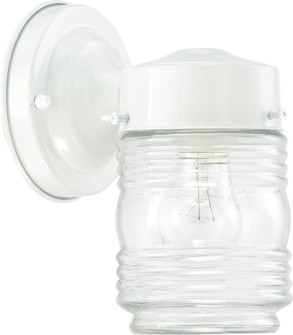 Jelly Jars One Light Wall Mount in White (19|5010-6)