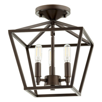 Gabriel Three Light Dual Mount in Oiled Bronze (19|304-10-86)