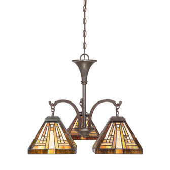 Stephen Three Light Chandelier in Vintage Bronze (10|TFST5103VB)