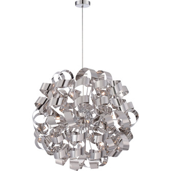 Ribbons 12 Light Pendant in Polished Chrome (10|RBN2831C)