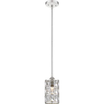 Oliver One Light Mini Pendant in Polished Nickel (10|QPP4046PK)