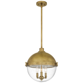 Perrine Three Light Pendant in Weathered Brass (10|PIN2816WS)