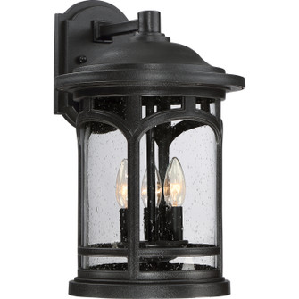 Marblehead Three Light Outdoor Wall Lantern in Mystic Black (10|MBH8411K)