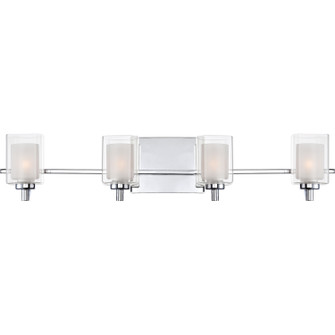 Kolt Four Light Bath Fixture in Polished Chrome (10|KLT8604CLED) Kolt Four Light Bath Fixture in Polished Chrome (10|KLT8604CLED)