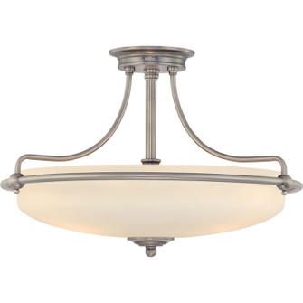 Griffin Four Light Semi-Flush Mount in Antique Nickel (10|GF1721AN)