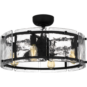 Fortress Four Light Fandelier in Earth Black (10|FTS3124EK)
