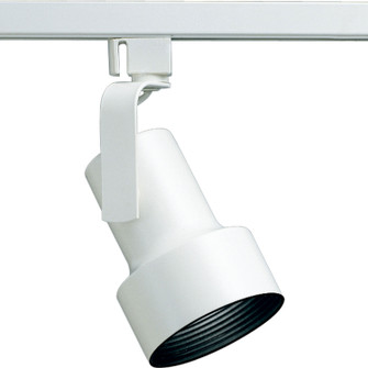 Track Head One Light Track Head in White (54|P9200-28)