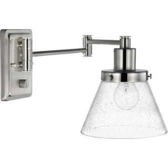 Hinton One Light Swing Arm Wall Lamp in Brushed Nickel (54|P710084-009)