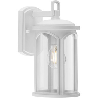 Gables One Light Outdoor Wall Lantern in Satin White (54|P560087-028)