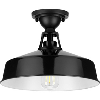 Cedar Springs One Light Semi Flush Mount in Black (54|P550070-031)