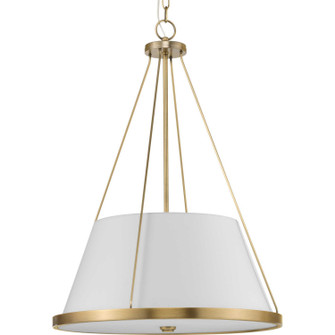 Saffert Three Light Pendant in Vintage Brass (54|P500357-163)