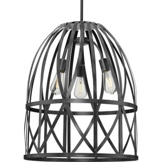 Chastain Three Light Pendant in Cerused Black Oak (54|P500344-187)