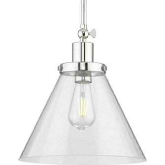 Hinton One Light Pendant in Polished Nickel (54|P500324-104)