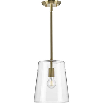 Clarion One Light Pendant in Satin Brass (54|P500241-012)