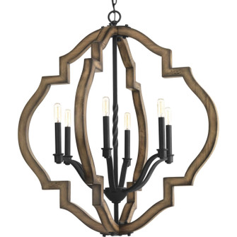 Spicewood Six Light Chandelier in Gilded Iron (54|P4767-71)