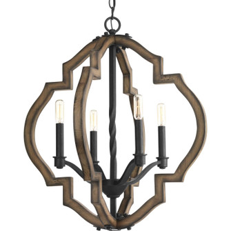 Spicewood Four Light Chandelier in Gilded Iron (54|P4766-71)